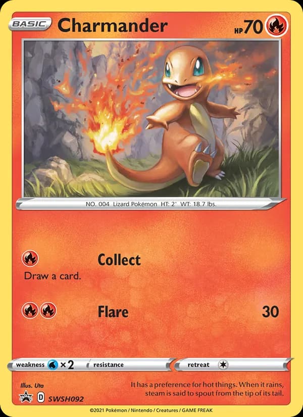 Charmander — SWSH Black Star Promos, None