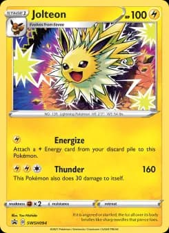 Jolteon — SWSH Black Star Promos — None