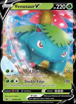Venusaur V — SWSH Black Star Promos — None