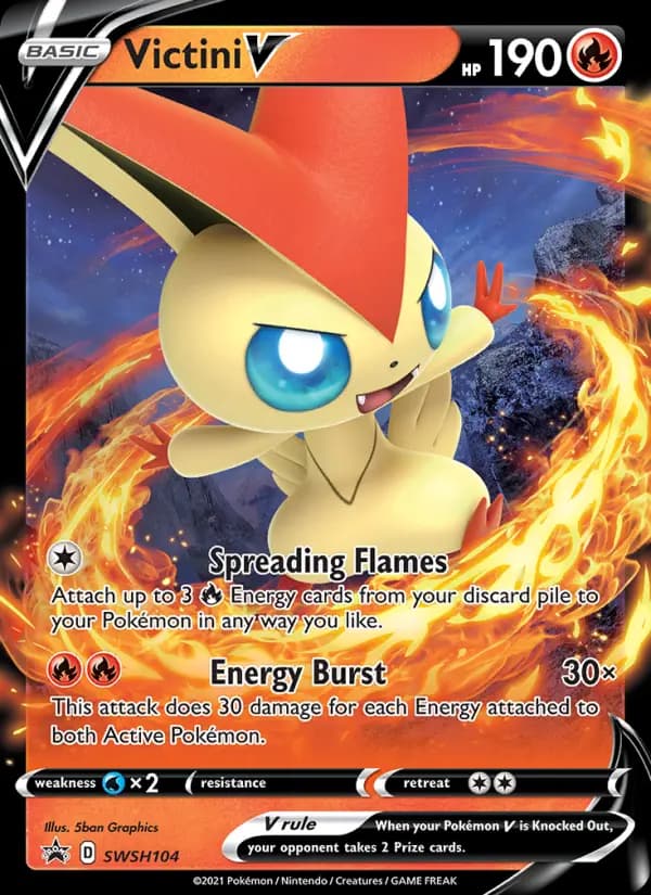 Victini V — SWSH Black Star Promos, None
