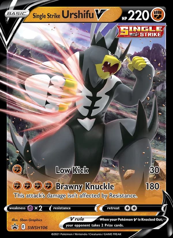 Single Strike Urshifu V — SWSH Black Star Promos, None