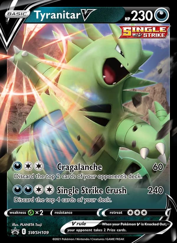 Tyranitar V — SWSH Black Star Promos, None