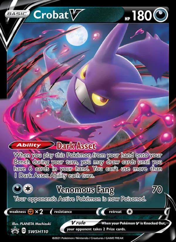 Crobat V — SWSH Black Star Promos, None