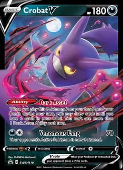 Crobat V — SWSH Black Star Promos — None