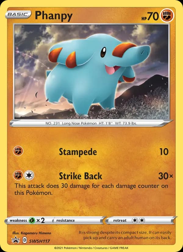 Phanpy — SWSH Black Star Promos, None