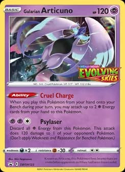 Galarian Articuno — SWSH Black Star Promos — None