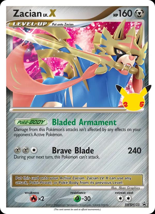 Zacian — SWSH Black Star Promos, None
