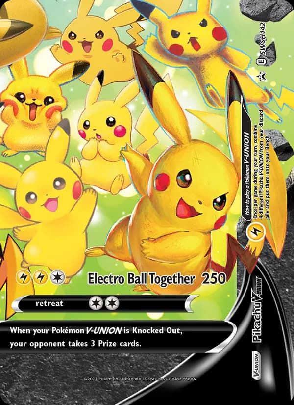 Pikachu V-UNION — SWSH Black Star Promos, None