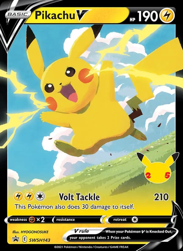 Pikachu V — SWSH Black Star Promos, None