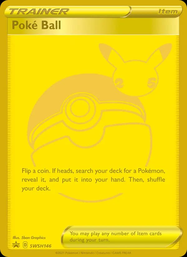 Poké Ball — SWSH Black Star Promos, None