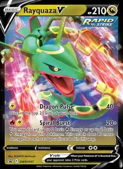 Rayquaza V — SWSH Black Star Promos — None