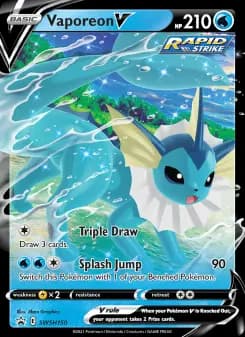 Vaporeon V — SWSH Black Star Promos — None