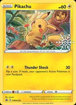Pikachu — SWSH Black Star Promos — None