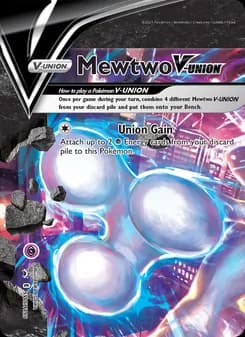 Mewtwo V-UNION — SWSH Black Star Promos — None