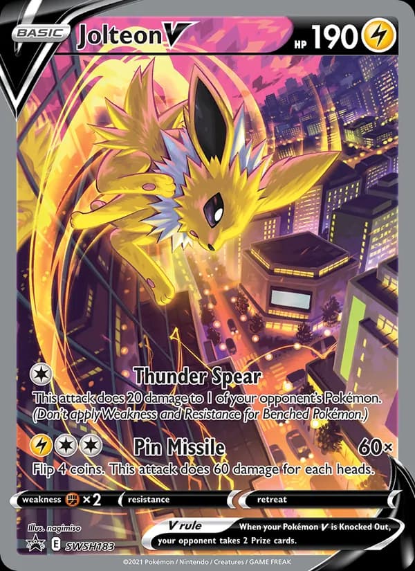 Jolteon V — SWSH Black Star Promos, None