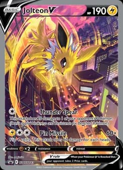 Jolteon V — SWSH Black Star Promos — None