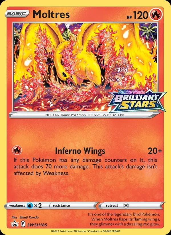 Moltres — SWSH Black Star Promos, None