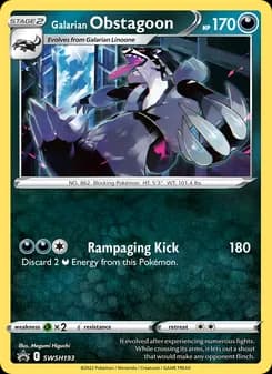 Galarian Obstagoon — SWSH Black Star Promos — None