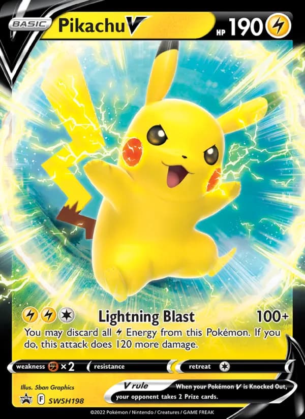 Pikachu V — SWSH Black Star Promos, None