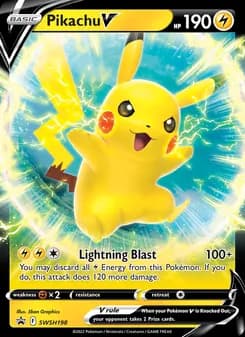 Pikachu V — SWSH Black Star Promos — None