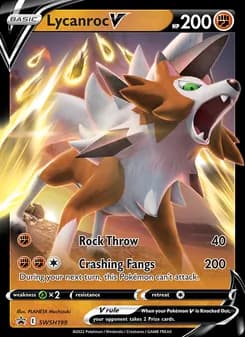 Lycanroc V — SWSH Black Star Promos — None