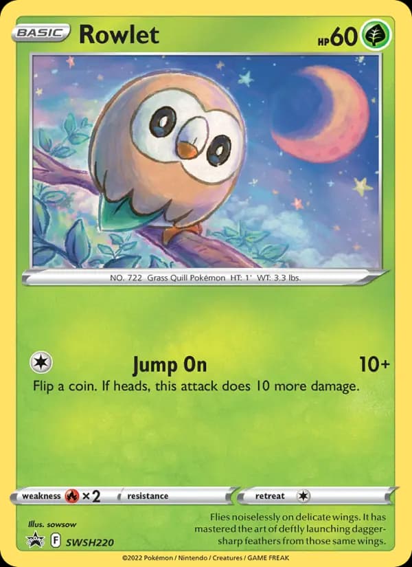 Rowlet — SWSH Black Star Promos, None