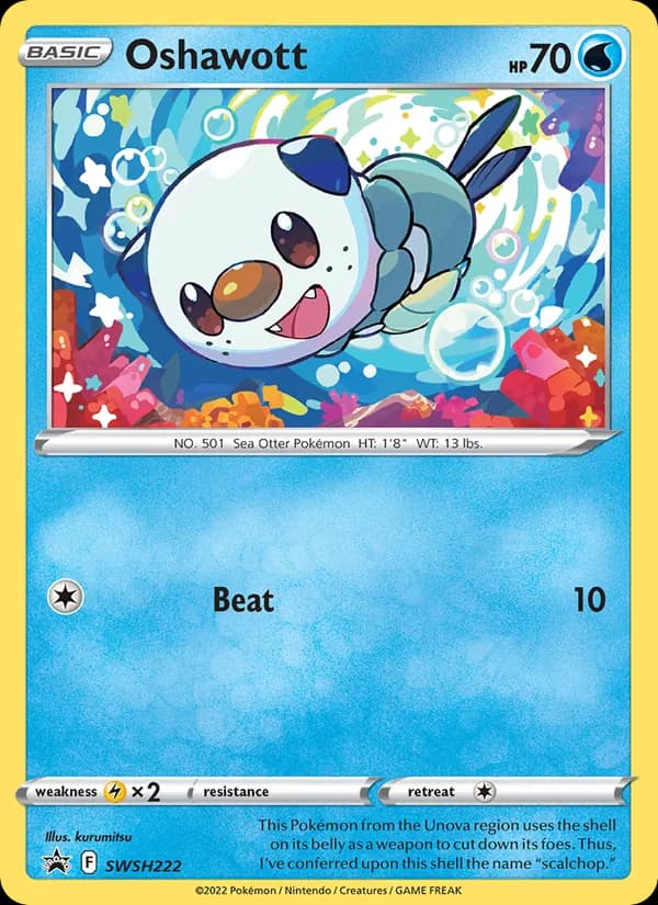 Oshawott — SWSH Black Star Promos, None