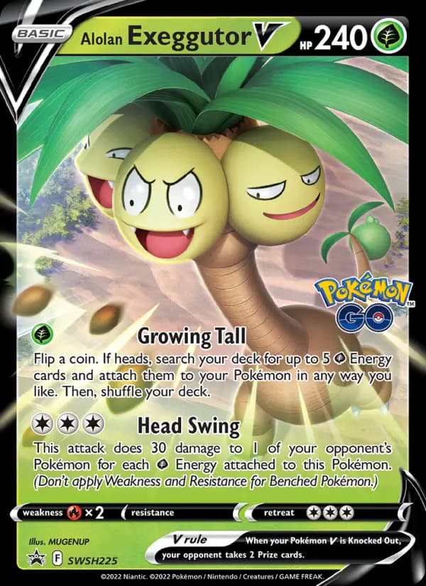 Alolan Exeggutor V — SWSH Black Star Promos, None