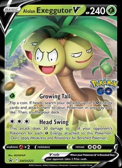 Alolan Exeggutor V — SWSH Black Star Promos — None