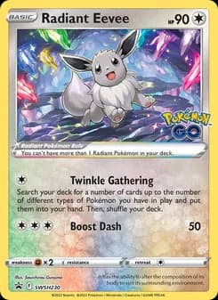 Radiant Eevee — SWSH Black Star Promos — Ultra Rare