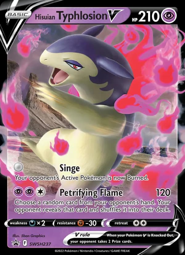 Hisuian Typhlosion V — SWSH Black Star Promos, None