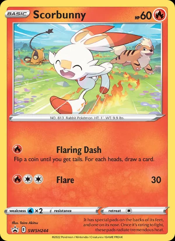 Scorbunny — SWSH Black Star Promos, None