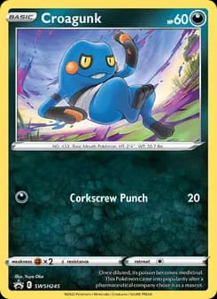 Croagunk — SWSH Black Star Promos — None