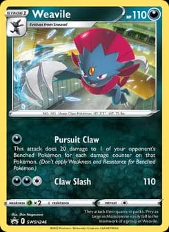 Weavile — SWSH Black Star Promos — None