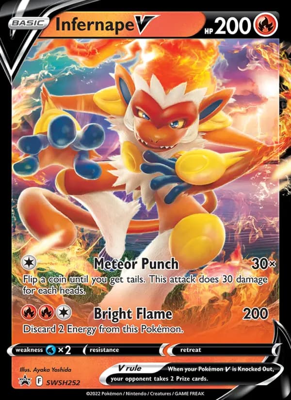 Infernape V — SWSH Black Star Promos, None