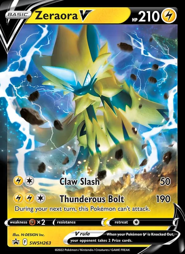 Zeraora V — SWSH Black Star Promos, None