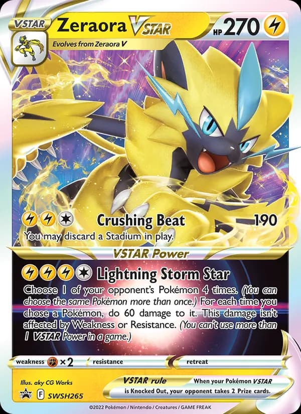 Zeraora VSTAR — SWSH Black Star Promos, None