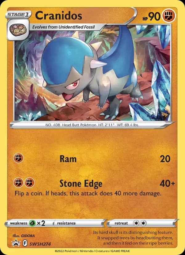 Cranidos — SWSH Black Star Promos, None