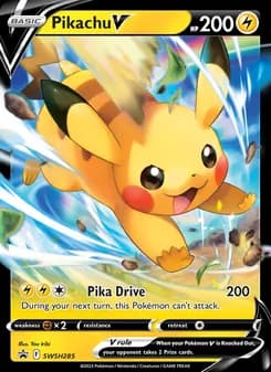 Pikachu V — SWSH Black Star Promos — None