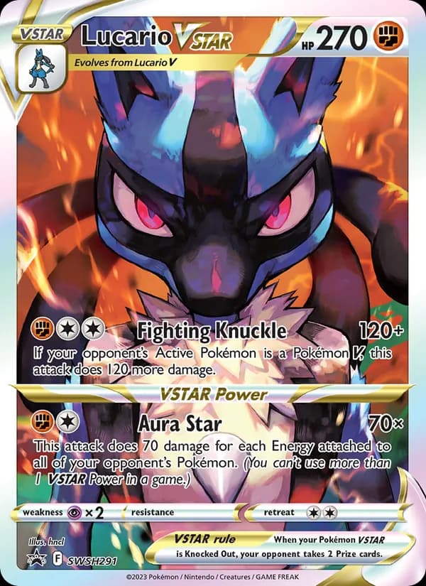 Lucario VSTAR — SWSH Black Star Promos, None