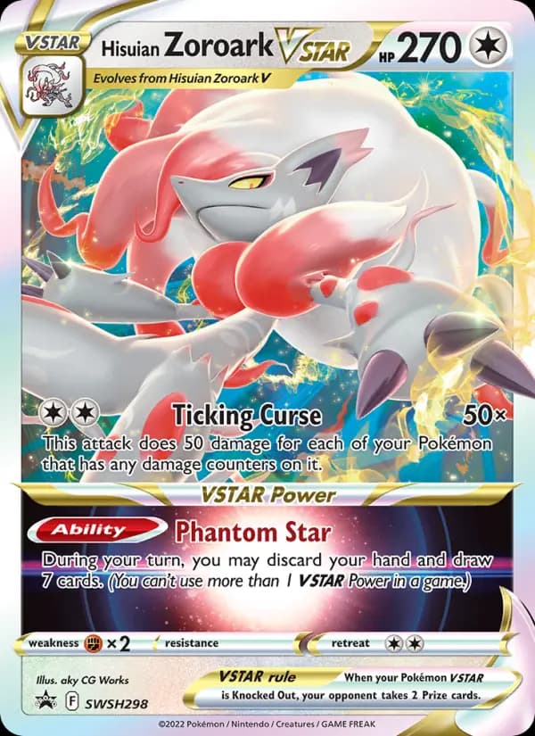 Hisuian Zoroark VSTAR — SWSH Black Star Promos, None