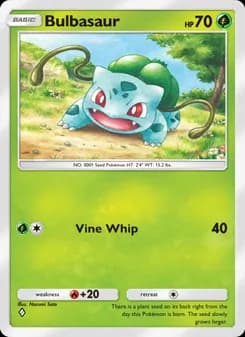 Bulbasaur — Genetic Apex — One Diamond