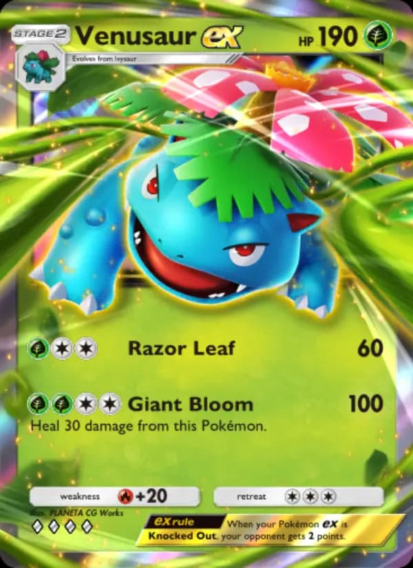 Venusaur ex — Genetic Apex, Four Diamond