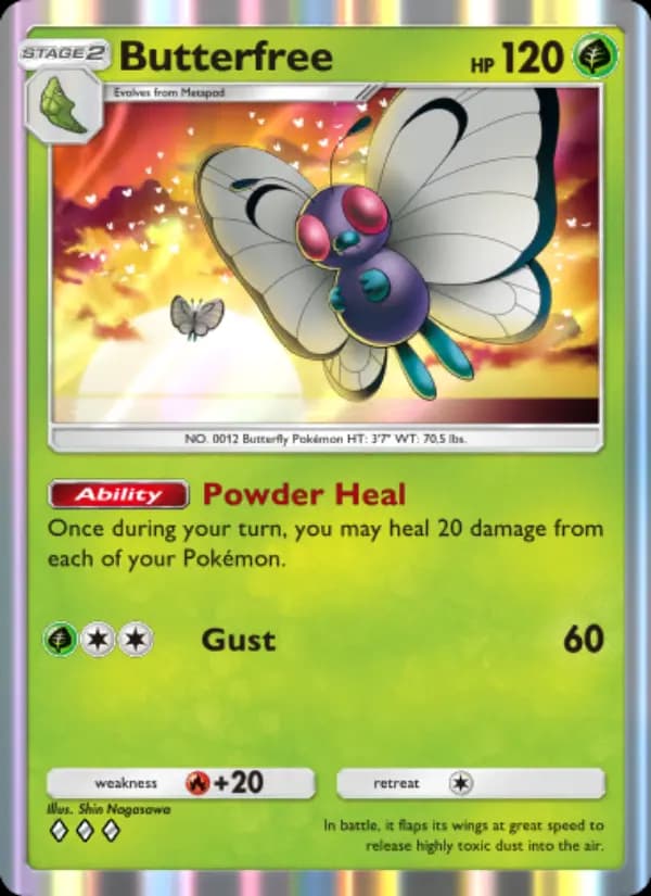 Butterfree — Genetic Apex, Three Diamond