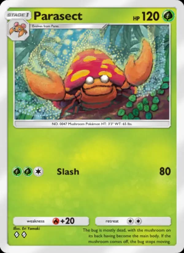 Parasect — Genetic Apex, Two Diamond