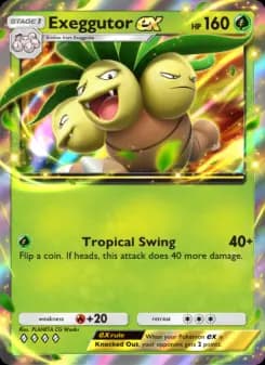 Exeggutor ex — Genetic Apex — Four Diamond