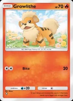Growlithe — Genetic Apex — One Diamond