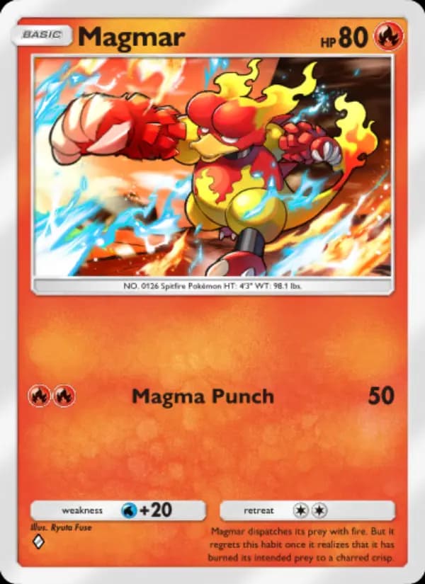 Magmar — Genetic Apex, One Diamond