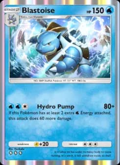 Blastoise — Genetic Apex — Three Diamond