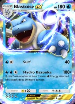 Blastoise ex — Genetic Apex — Four Diamond